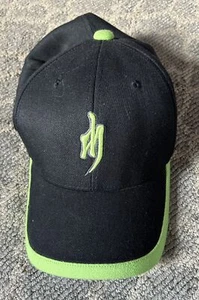 DJ Honda M-XL Black/Green Hat By Yupoong - Picture 1 of 10