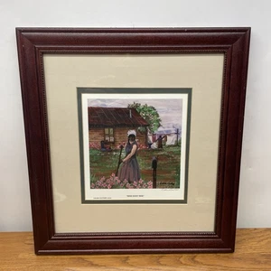SIGNED Calvin Couther “Miss Daisy Mae” Print Framed 13x14 - Picture 1 of 10