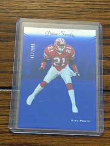 Deion Sanders 417/599 2024 Prestige Blue Xtra Points #19 Falcons - Picture 1 of 2