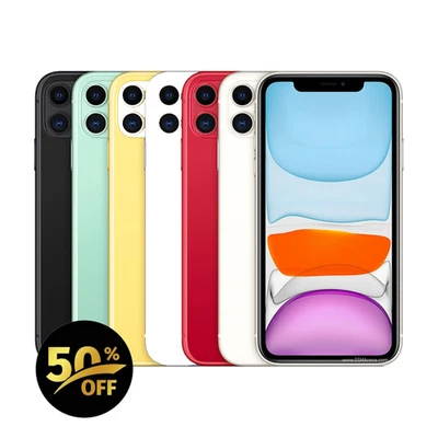 Apple iPhone 11 разблокированный 64GB/128GB - черный, зеленый, T-Mobile, Бесплатная доставка! - Изображение 1 из 4