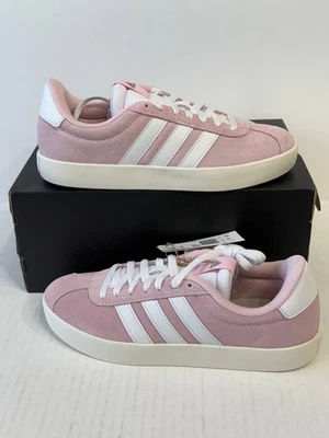 NEW Adidas VL Court 3.0 Sneaker JP5325 Women’s Pink White - Image 1 of 4