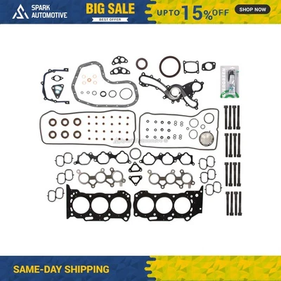 Full Gasket Set Head Bolts Fit 05-09 Toyota Avalon Camry RAV4 Lexus 3.5 2GRFE - Image 1 of 4