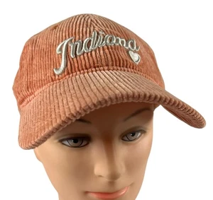 Damen State of Indiana Mütze Kappe verstellbar pfirsich Cord von Home Free - Bild 1 von 10