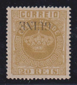 E4131: Portugiesisch Guinea #11, Ungebraucht, INVERTIERTER OVPT FEHLER - Picture 1 of 1