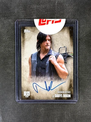 2016 Topps The Walking Dead Norman Reedus as Daryl Dixon Autograph, Topps Sealed - Image 1 of 2