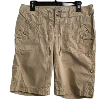 Columbia Women’s Cargo Tan Shorts Size 10 UB1-19 - Image 1 of 4