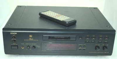 Denon DMD1000 MD Deck Black with Remote Tested Working - Image 1 of 4