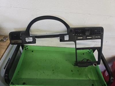 1990-1993 Honda Accord приборной панели кластер радио климат ободок отделка черный OEM - Изображение 1 из 4