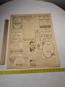 Charlie Chaplin WW I Entwurf U Boot in NY Arizona Daily Star Tucson 1917 Zeitung - Bild 1 von 9