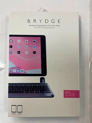 Brydge Wireless Keyboard For Apple iPad 10.2" 7th 8th & 9th -Silver - Image 1 of 3