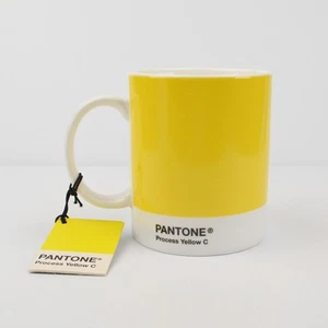 Tazza caffè Pantone - Process Yellow C - limone, girasole, New York Cab 10 oz NUOVA - Foto 1 di 6