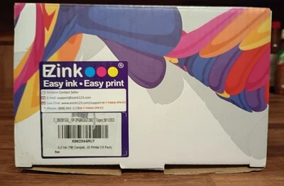 Cartuchos de tinta compatibles 10pk EZ Ink 127 caducidad 23/11 Foto 1 de 2