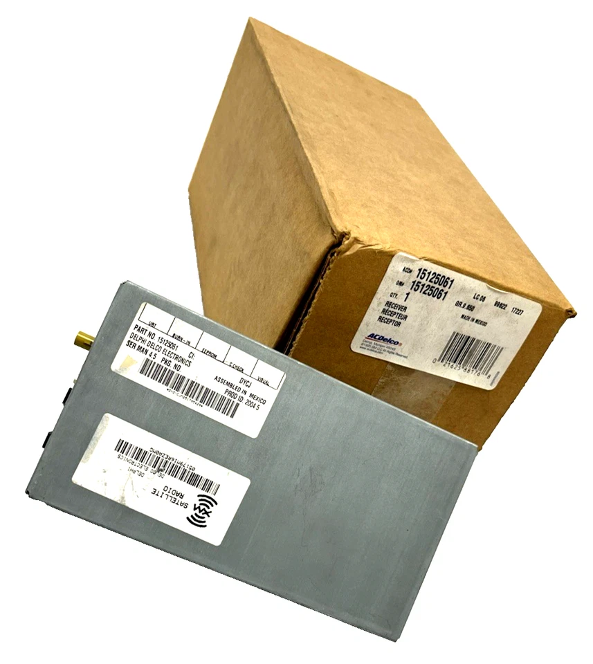 15125061 OEM New ACDelco XM Satellite Radio Receiver 2004-2005 Cadillac DeVille - Image 1 of 4
