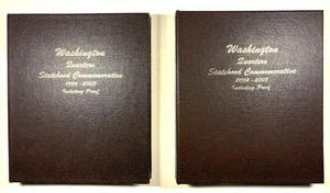 1999 - 2008, P D S & S Silver State Quarters, Uncirculated, in 2 Dansco Albums - Picture 1 of 13