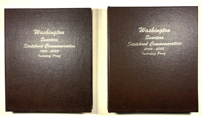1999 - 2008, P D S & S Silver State Quarters, Uncirculated, in 2 Dansco Albums - Image 1 of 4