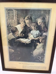 M. LEONE BRACKER Los Diez Mandamientos Copyright 1925 Pic. Remember Sabbath - Imagen 1 de 9