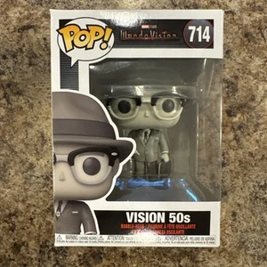 Funko Pop! Vinilo: Marvel - Visión años 50 (blanco y negro) #714 - Imagen 1 de 6