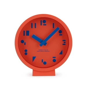 Reloj de Escritorio Lemnos MSS Rojo MoMA Exclusivo Diseño Moderno Minimalista para Decoración del Hogar - Imagen 1 de 6