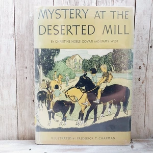 Mystery at the Deserted Mill Govan West 1959 Lookouts Series HC DJ Rare Vintage - Picture 1 of 12