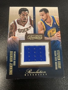 Timeless Treasure Revolution Materials 2012 Stephen Curry/75 Brandon Jennings - Imagen 1 de 6