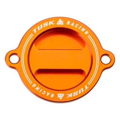 Cubierta de filtro de aceite de aluminio Tusk naranja para KTM 1090 Adventure R 2017-2019 Foto 1 de 4