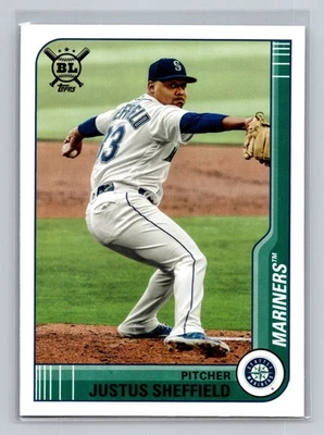 2021 Topps Big League - Veterans & Rookies Justus Sheffield #217 - Image 1 of 2