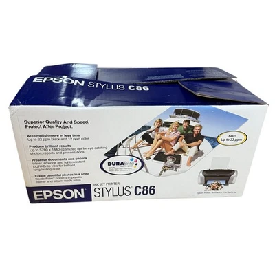 Epson Stylus C86 Printer Ink Jet Printer- New-  Open Box - Image 1 of 4