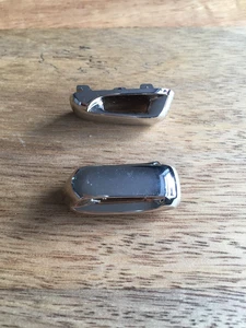 Pair Of Genuine VW Mk 7 Golf SV Polo Chrome Chromed Key Top Cap With New Screw - Picture 1 of 1