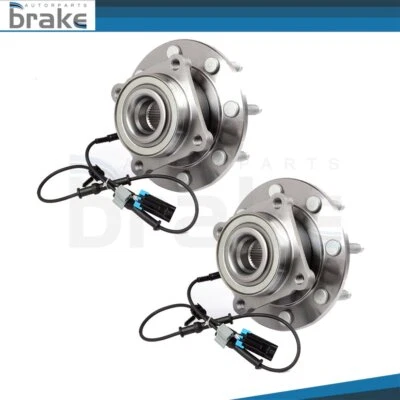 2 cojinetes de cubo de rueda delantera para Chevrolet Silverado GMC Sierra 2500 3500 HD Yukon Foto 1 de 4