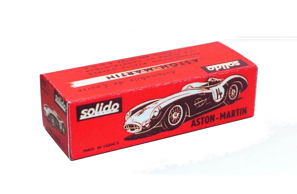 Solido boîte repro 107 aston martin 3 L