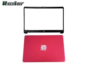 New for HP 15-dw1000 15-dw1081wm 15-dw1083wm Red LCD Back Cover + Bezel Frame - Picture 1 of 6