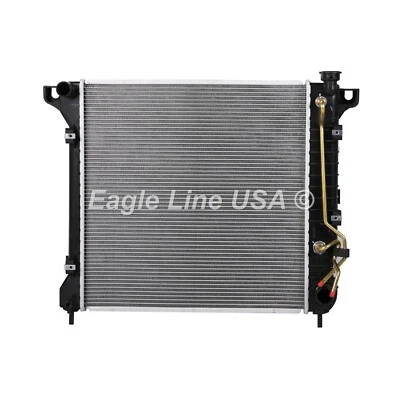 Radiator Fits 97 98 99 Dodge Dakota Durango V6 3.9L V8 5.2L 5.9L R/T SLT W/O TOC - Image 1 of 4