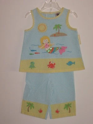 Good Lad (2 piezas) nuevo con etiquetas Juego de pantalones "SIRENA"  Foto 1 de 4