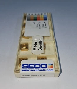 SECO SCMT070308 F2 TP40 10pcs - Picture 1 of 3