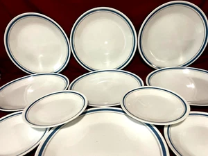 Corelle Allegro 11 Piece Set Of 7 Dinner 10 1/4" & 4 Bread 6 3/4" Plates USA - Picture 1 of 1