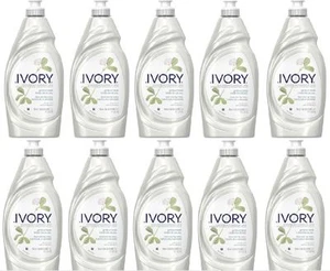 10-Pack Gentle Ivory Dishwashing Dish Detergent Liquid Soap Classic Scent 24 Oz - Picture 1 of 3