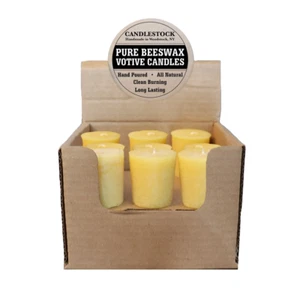 Beeswax Votive Candles - 18 Votive Candles - Picture 1 of 1
