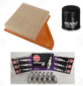 DENSO Tune Up Kit w/ NGK "RUTHENIUM" Plugs for 2011-2014 Ford Mustang 3.7L - Picture 1 of 1