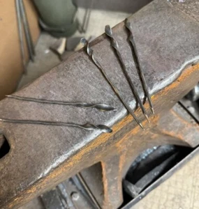 Hand Forged Stainless Steel Bar Drink Skewers - Twist Top - Cocktail Picks etc.. - Picture 1 of 13