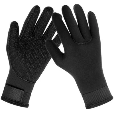Diving Gloves Surfing Wetsuit Gloves 3mm Neoprene Anti Slip Spearfishing Swim - Image 1 of 4