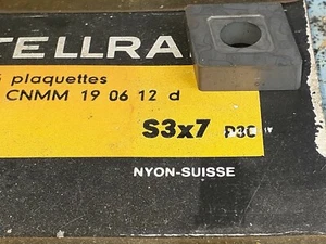 100 pcs carbide inserts CNMM 19 06 12 d S3X7 STELLRAM rhombus 19 x 6.5mm ID 8mm - Picture 1 of 1