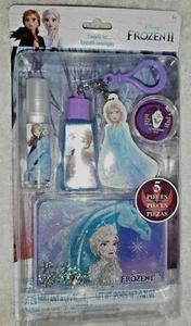Juego de 5 piezas de maquillaje Disney Frozen con contenedor decorativo Townley Girl SELLADO - Imagen 1 de 3