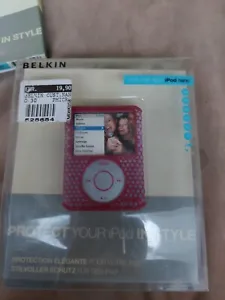 Genuine Belkin iPod Nano 3rd Gen "Micro Grip" case, Brand New Original Old Stock - Picture 1 of 3