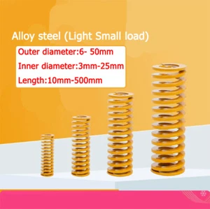 Molde de carga extremadamente ligero amarillo diámetro de resorte 6 mm-50 mm longitud de hasta 500 mm - Imagen 1 de 13
