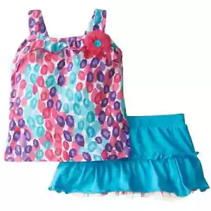 Young Hearts Infant Girls Leopard Print Top & Scooter Shorts Outfit 12 Months - Picture 1 of 1