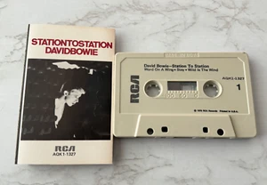 David Bowie Station To Station CASSETTE Tape RCA AQK1-1327 Ziggy Stardust OOP! - Picture 1 of 3