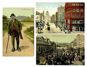 #779 Irland (3) Stck. Irish Blackthorns, Korkmarkt, Belfast Donegal Ort unbenutzt - Bild 1 von 2