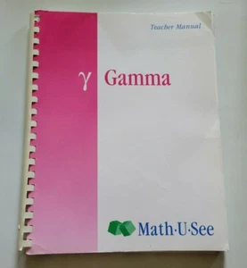 Math U See Gamma Teacher Manual - Picture 1 of 4