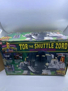 Original Bandai Mighty Morphin Power Rangers Tor The Shuttle Zord 1994 Box Used - Picture 1 of 18