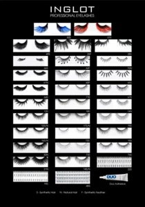 Brand New Genuine Inglot False Eyelashes Choose 1 - Picture 1 of 14